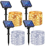 btfarm 4 Pack Solar String Lights Outdoor, Total 132FT 320LED Fairy Lights by btfarmdecorativelighting