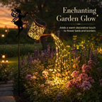 Solar Outdoor Fairy Waterfall Light with Watering Can, 2 Pack - Image 6