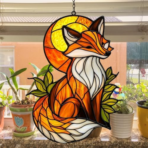 Fox Acrylic Suncatcher - Image 4