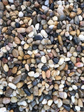 Voulosimi 18 LBS River Rock Stones, Natural Decorative Polished Mixed Pebbles Gravel,Outdoor Decorative Stones for Plant Aquariums, Landscaping, Vase Fillers by Voulosimi