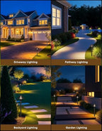 PARTPHONER Low Voltage Landscape Lighting 6-Pack, Aluminum 12V Pathway Lights with G4 Bulbs, Waterproof Oil Rubbed Bronze Color Wired Path Lights with Connectors for Walkway Yard Garden - Image 5