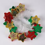 CAKERS Led Christmas String Lights|Creative Ambient Decor Fairy Lights|Hanging Copper Wire Lights|Night Lamps for Birthday Party Xmas Tree Decor,Star Shape,1.5m(4.9ft)-10LED-USB - Image 2