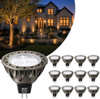 HIBOITEC 5W MR16 LED Bulb 2700K Warm White, Non Dimmable, 12P by HIBOITEC