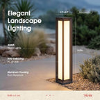 MVBT 31.5" Outdoor Pathway Lights, Waterproof Landscape Path Light Wired - Image 4