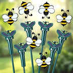 Retisee 6 Pcs Flying Bees for Centerpieces Solar Fluttering Garden Decor by Retisee