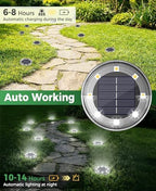 LOTMOS 30 Pack Solar Ground Lights, Solar Lights Outdoor Waterproof IP68 - Image 3