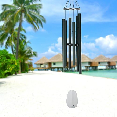 Woodstock Chimes Signature Collection, Bells of Paradise, Rainforest Green 44", Decor Designs Wind Chimes for Outdoor, Patio, Home or Garden Décor (BPLRG) - Image 2