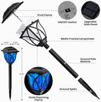 Solar Lights Outdoor Garden Decor Solar Torch Lights Solar Lights Outdoor Waterproof 8 Pack Flickering Flame LED Lights Outdoor Decor for Porch, Garden, Camp, Path, Yard, Patio, Balcony - Image 3