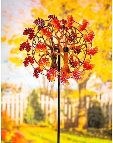 Evergreen 75" Wind Spinner, Maple Tree - Image 5