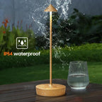 2P Cordless Rechargeable Led Table Lamp Battery Operated Light CHMP Gold - Image 5