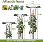 Trellis for Climbing Plants Outdoor - 69" Plant Support, (2PCS) - Image 3
