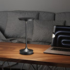 LED Rechargeable Cordless Outdoor 6000mAh Battery Table Lamp 2-Pack Black - Image 5