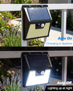 Peasur 176 LED Magnetic Solar Lights Outdoor Waterproof with Motion Sensor - Image 4