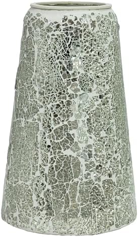 Sunnydaze 10” Lavender Solar Gazing Ball & Silver Mosaic Stand - Image 3