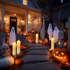 14"×4" Large Outdoor Flameless LED Candles, IP45 Waterproof, Ivory 2 Pack - Image 6