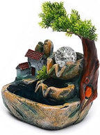 Mini Rockery Fountain Waterfall Water Sound Indoor Desktop Ornament by EcoTypee
