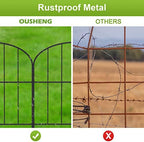 Decorative Garden Fence 29ft (L) x 16.5in (H) Fencing Dog Animal Barrier - Image 4