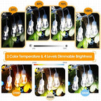 Mlambert 3 Colors 48FT Outdoor String Lights with Remote, 3 Modes, White - Image 2