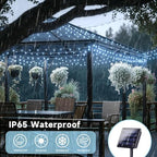 Solar Christmas Lights Outdoor, 6 Pack 270FT Solar String Lights Cool White - Image 2