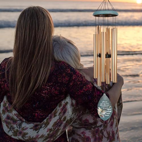 Personalized Wind Chime for Loss of Loved One, Large Memorial Wind Chimes for Outside, Wind Chimes Outdoor Deep Tone Sympathy,Bereavement/Sympathy/Memorial Gifts for Remembrance - Image 5