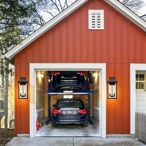 Darkaway Outdoor Wall Lights for House, 17 Inch Tall Exterior Lighting Fixtures Wall Mount Outdoor Porch Lights Outside Sconce Lights with Clear Glass for Patio Hallway Garage E12 Socket - Image 6