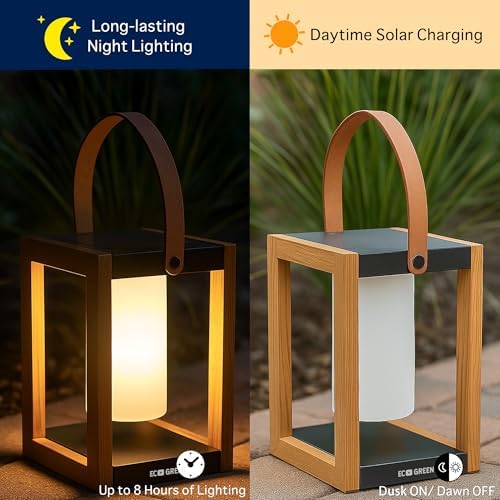 EcoGreen Solar Lanterns Outdoor Waterproof, Solar Lights for Yard (Small) - Image 5