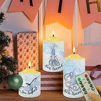 Cozeyat Flameless Bullet Floating Candles with Remote Blue Sea Travel Design Electric Candles Home Decoration 4/6H Timer Dancing Flames Waterproof Tea Lights Candles 3Packs - Image 5