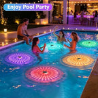 Solar Floating Pool Lights, 2026 Upgrade 2-Pack Solar Pool Lights for Above Ground & Inground Pools, 57 Lighting Modes, IP67 Waterproof, 3 Timers, 3000mAh, for Pool Parties, Backyard, Pond & Bathtub - Image 3