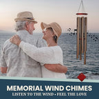 Woodstock Chimes Neptune Wind Chime for Outside 54" Large Bronze, Deep Tone Sound for Outdoor Garden, Patio, Porch Decor, Encore Collection DCB54 - Image 5