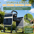 Garden Kneeler and Seat, Foldable Heavy Duty w/Soft Kneeling Pad - Image 3