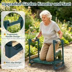 Garden Kneeler and Seat Heavy Duty, Upgraded 350 lbs Load Capacity Garden Bench, 2-in-1 Foldable Gardening Stool, Foam Kneeling Pads with 2 Tool Pouches for Seniors Women Men - Image 3