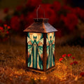 Solar Lantern Vintage 1960s Style Fox Outdoor Waterproof Garden Hanging Lantern Solar Powered Lighting Outside Solar Light for Patio Yard Camping, Gifts for Women Mom by Unknown