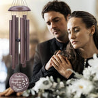 Personalized Wind Chimes for Loss of Loved One, Bereavement & in Memory Wind Chimes, Sympathy Gifts in Memory of Father, Mother, or a Loved One - Image 7