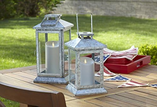 Luminara Outdoor Flameless Candle: Plastic Finish, Unscented Moving Flame Candle with Timer (5" Ivory) - Image 2