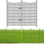 No Dig Dog Fence Outdoor for Yard with Gate, 48 in(H) X 23.6 ft(L) by OutdoorFence