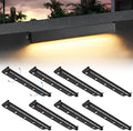 Black 8-Pack 12inch 5W 2700K Soft White Hardscpe Lighting by KwinmysoLightUpYourHome