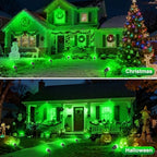 Green Spotlights Outdoor, 14 LED Landscape Lighting with US Plug for Tree - Image 5