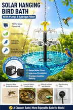 2026 Smart Birdbath Fountains Solar Power, Hanging Solar Fountain - Image 3