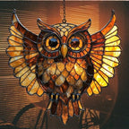 Owl Tiffany Style Acrylic Suncatcher - Image 7