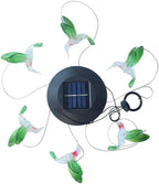 Wind Chimes Indoor Outdoor Solar Mobile LED Light Color Changing Wind Chimes Dragonfly Pendant Aeolian Bell Yard Garden Home Decoration Hanging Ornament - Image 4