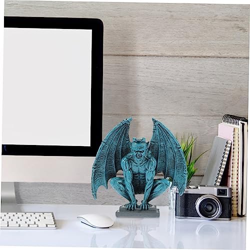 Halloween Gothic Devil Gargoyle Resin Statue for Lawn Office Decor - Image 3