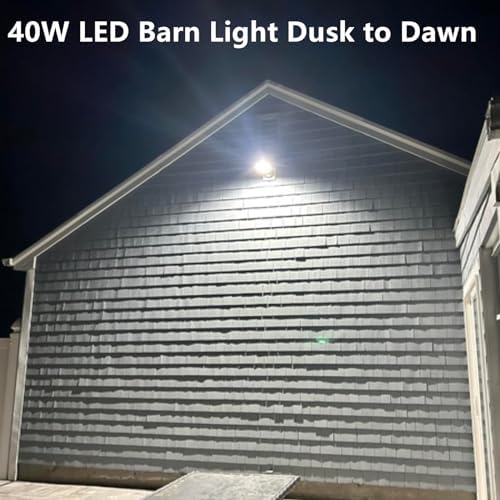 40W LED Barn Light Dusk to Dawn Area Light 5000K 5200Lm ETL Listed - Image 2