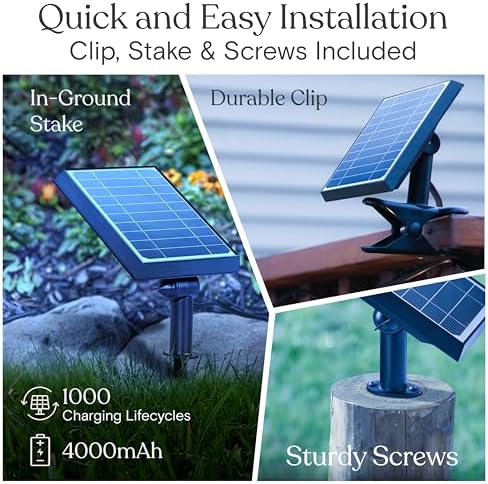 Brightech Ambience Pro Super Bright Solar - 48 Ft Remote Control Outdoor String Lights with Shatterproof Commercial Grade LED S14 Edison Bulbs, Waterproof Patio Light for Deck, 4W Soft White, 15 Bulbs - Image 4