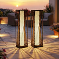 EcoGreen Solar Lanterns Outdoor Waterproof, Solar Lights Outdoor for Patio by Home
