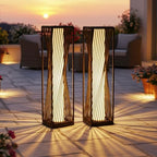 EcoGreen Solar Lanterns Outdoor Waterproof, Solar Lights Outdoor for Patio by Home