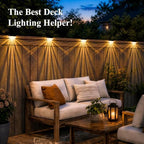 SOLPEX Solar Deck Lights Outdoor (24 Pack), Waterproof Led - Image 6