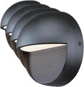 Westinghouse 6579000 Winslett Transitional One-Light Dimmable LED Outdoor Wall Light Sconce, Dark Sky Friendly, Textured Black Finish, Frosted Glass (Pack of 4) by Unknown