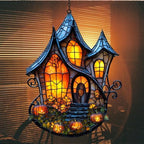 Gothic Halloween Castle Acrylic Suncatcher - Image 7