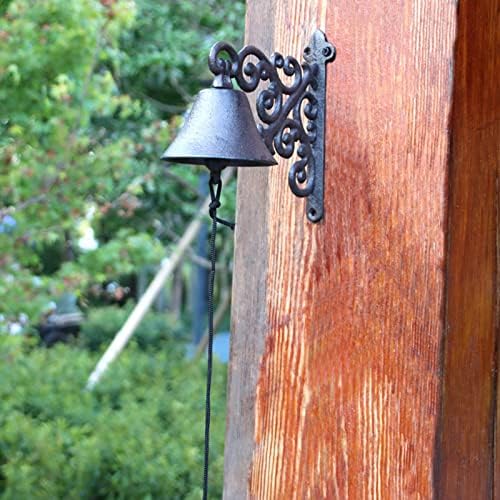 European Style Courtyard Doorbell - Wall Manually Shaking Bell for Farm Courtyard Residential Bar Grocery, Outdoor Weatherproof by INKCOR