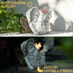 Suyorpe Fairies for Fairy Garden Solar Decor - Fairy Figurines Resin Outdoor Statues Ornaments with Light up Butterfly for Patio,Lawn,Yard,Porch,Outside Angel Gifts - Image 3